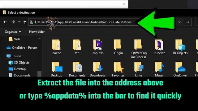 How to Set Up MODS for BALDUR'S GATE 3 on PC in 60 SECONDS смотреть онлайн