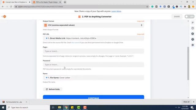 How to Convert PDF to CSV in Your DropBox using Zapier and PDF.co смотреть онлайн