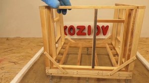 Каркас дома 3х3 своими руками.