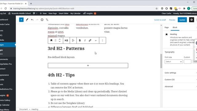Editing a School WordPress Webpage смотреть онлайн