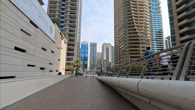 [4K] WALKING: DUBAI - Dubai Marina And Marina Beach
