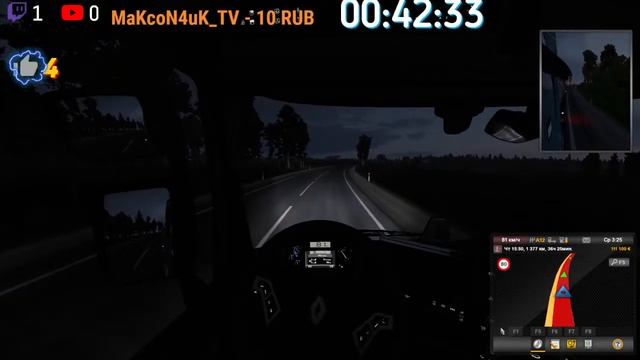 ИГРАЮ В Euro Truck Simulator 2 стрим смотреть онлайн