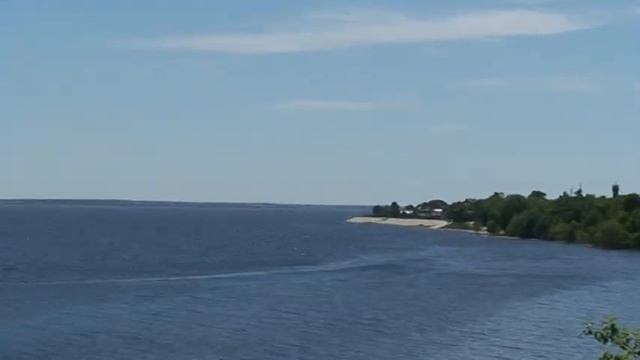 Хвалынск, вид на Волгу смотреть онлайн