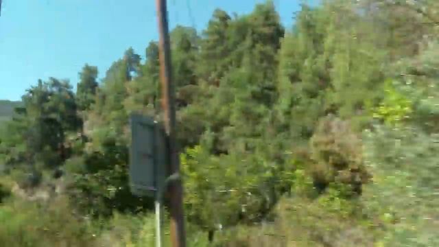 Горный хребет по пути в монастырь Кикос смотреть онлайн