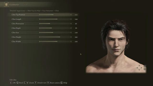 Elden Ring Aizen Face Sliders