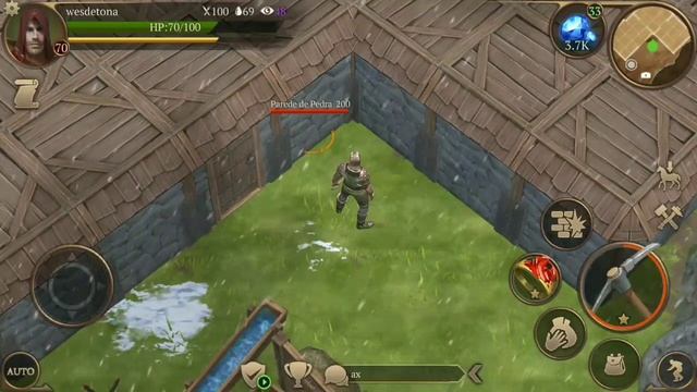 QUEBRANDO PAREDE DE PEDRA - Stormfall Saga of Survival смотреть онлайн