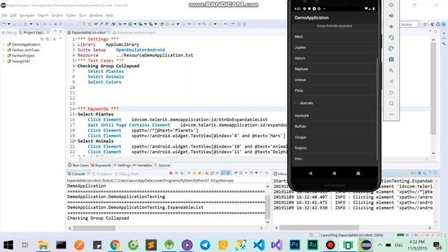 [Appium Robot Framework] How to select group collapsed with Android devices] смотреть онлайн
