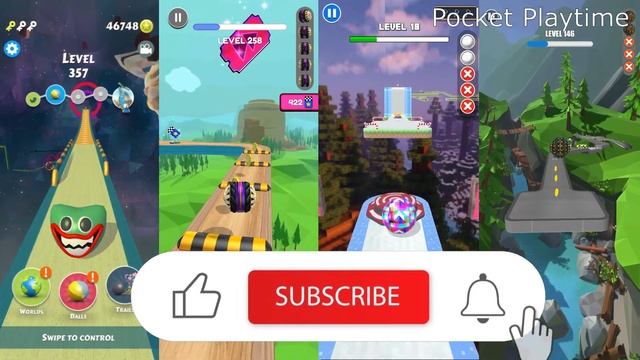 Action Balls vs Going Balls vs Ball Sky Parkour vs Ball Sky Escape - All level gameplay Android, IO смотреть онлайн