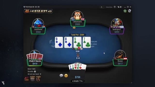Slaying $2/$5 5-Card PLO! смотреть онлайн