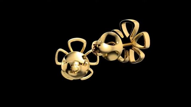 Серьги Classic с бриллиантами в желтом золоте 750° смотреть онлайн