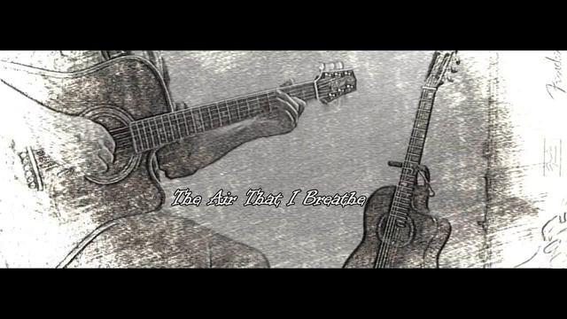 The Air That I Breathe - acoustic guitar cover смотреть онлайн