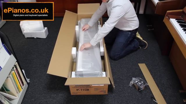 Yamaha P115 Portable piano unboxing смотреть онлайн