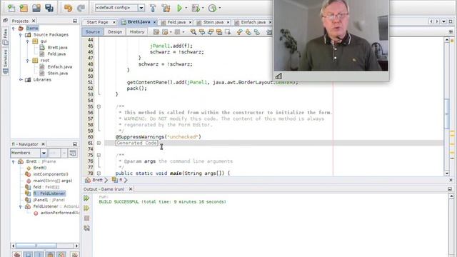 Video Tutorial Java/Netbeans: ›Damebrett‹, Teil 6 смотреть онлайн