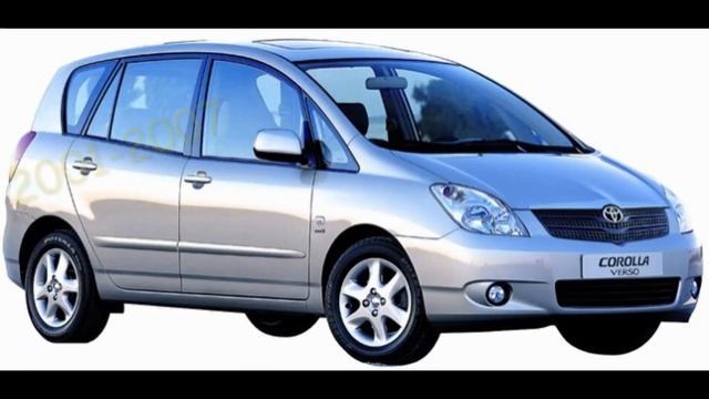 Evolution of Toyota Corolla Verso/Spacio (1997-present) смотреть онлайн