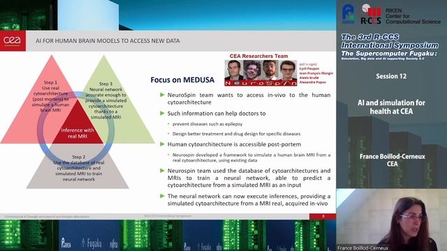 “AI and simulation for health at CEA” France Boillod-Cerneux смотреть онлайн