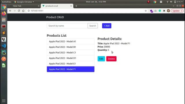 CRUD Application in Vue JS смотреть онлайн