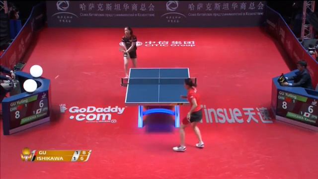 2017 World Tour Grand Finals Highlights: Kasumi Ishikawa vs Gu Yuting (1/4) смотреть онлайн