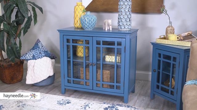 Belham Living Hawthorne 2-Door Accent Cabinet - Teal - Product Review Video смотреть онлайн