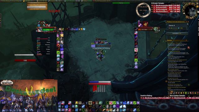 Shadowlands Blood DK 💯Torghast Fracture Chambers 🔥"Layer 3"🎮 Tank PoV - WoW смотреть онлайн