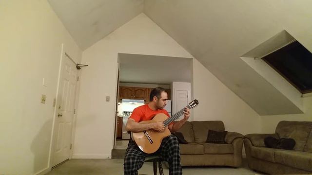 Gran Vals by Francisco Tarrega played by me. смотреть онлайн