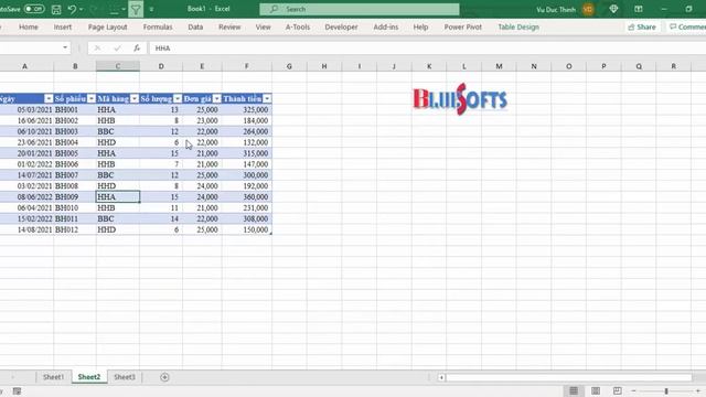 Hướng dẫn Table trong Excel phần 1:Kết hợp tiêu đề Filter và Total Row chuyên nghiệp смотреть онлайн