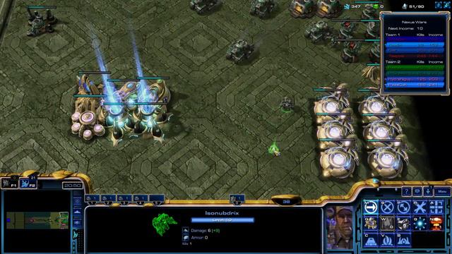 Starcraft 2 Arcade: Nexus wars one lane смотреть онлайн