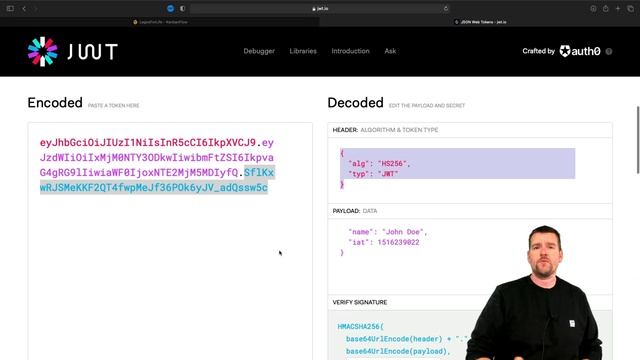 Distributed Programming Fullstack 2021 | S3P3 | Security | Very basic Json Web Token or JWT intro смотреть онлайн
