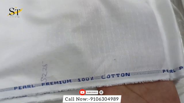 White 100% Cotton Shirting fabric|₹70/- Range 36" Width|Shirt Pant Febric Wholesale Market Surat смотреть онлайн