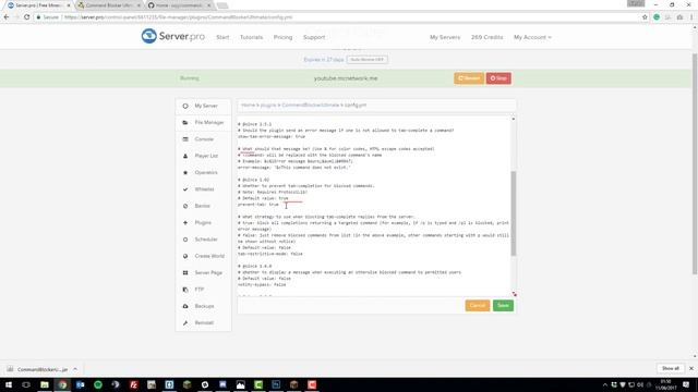 How to setup Command Blocker - Minecraft Java смотреть онлайн