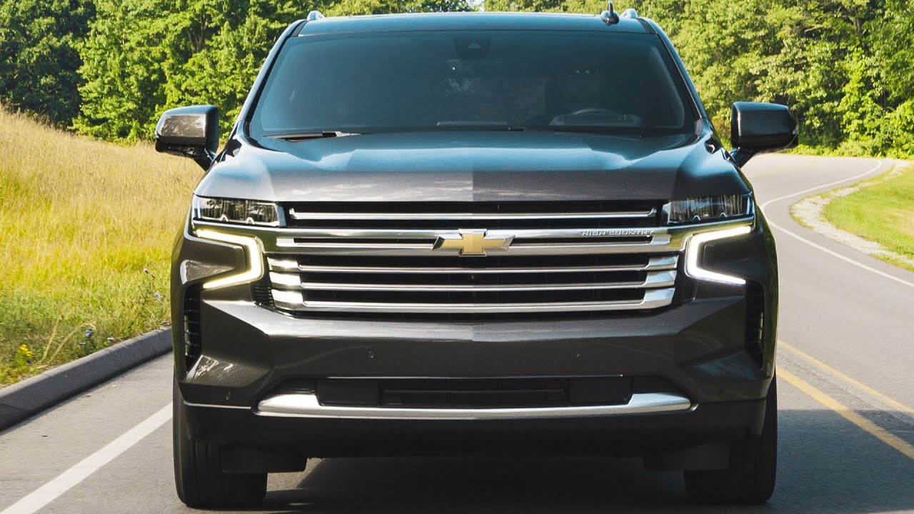 Chevrolet Tahoe High Country 2021 года - Интерьер, экстерьер и вождение. смотреть онлайн
