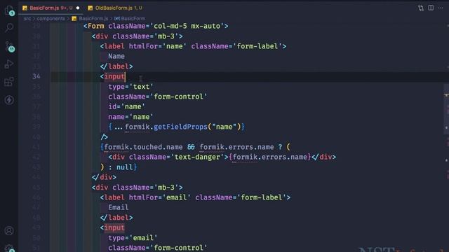 10 lecture formik form field error message component - React Formik Yup हिंदी में смотреть онлайн
