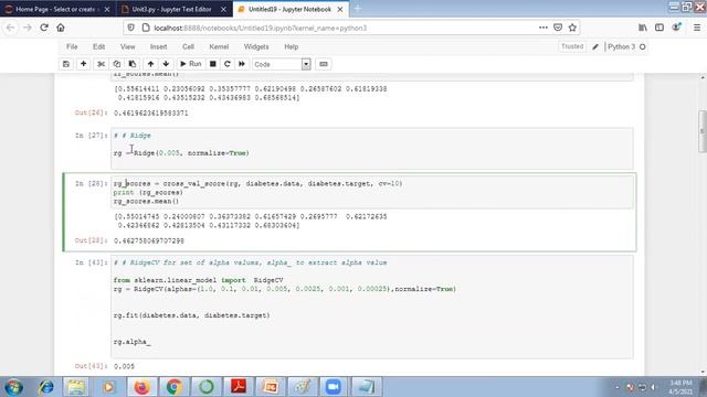 Machine Learning: Demonstration of Linear regression, Ridge, Lasso, ElasticNet смотреть онлайн