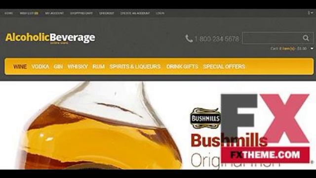 Alcohol OpenCart TMT OpenCart by Averill Hayate смотреть онлайн