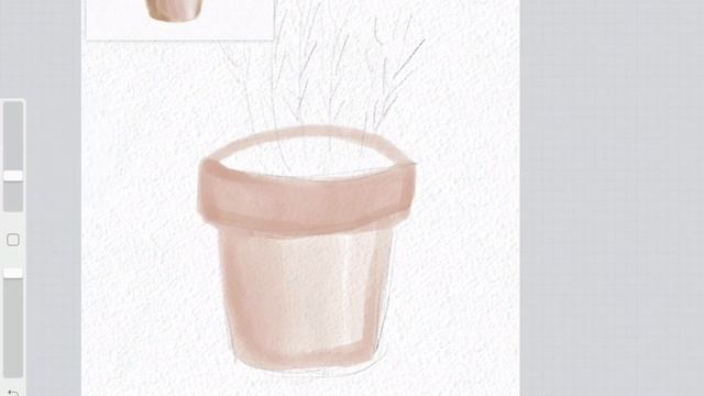 Акварельные кисти для Procreate. Рисуем лаванду