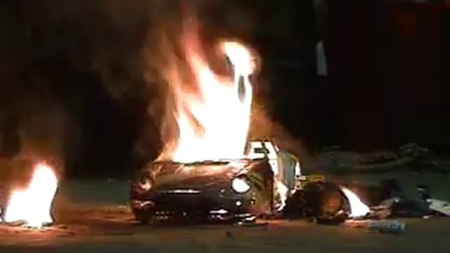 Porsche Explosion aftermath смотреть онлайн