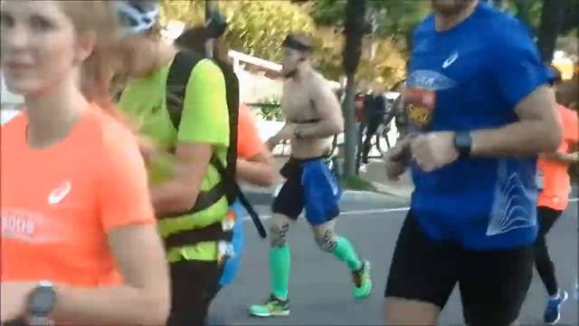 Сочи марафон 2017. Снято 5 ноября 2017 года с велосипеда. смотреть онлайн