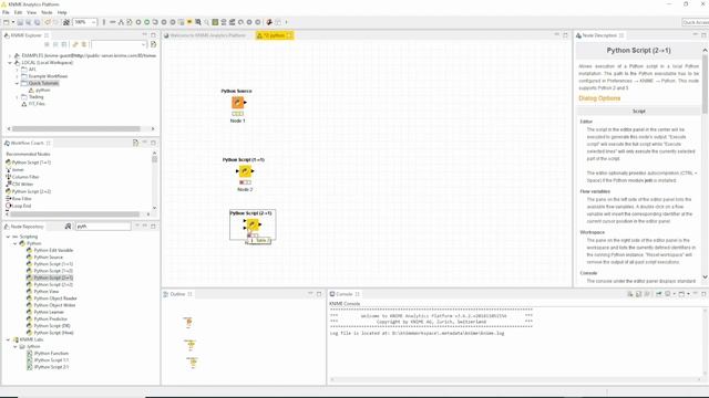 Using Python within KNIME смотреть онлайн