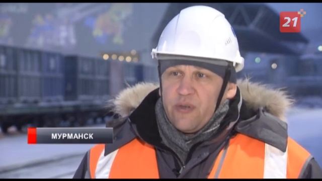 В Мурманске появилась дорожная разметка на снегу смотреть онлайн