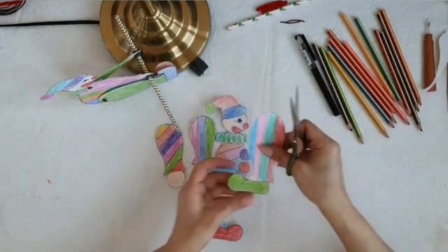 Мастер класс детская поделка "Клоун-акробат" смотреть онлайн