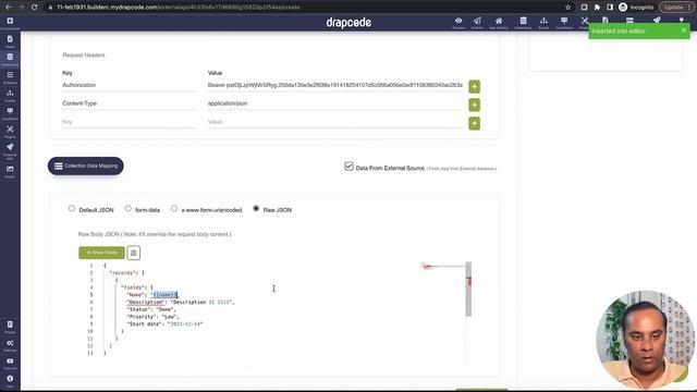 #External APIs - Send Non Persisted Collection Data as Raw JSON смотреть онлайн