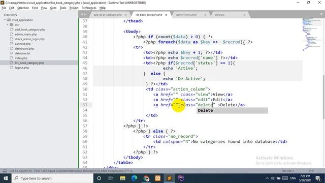 Basic CURD Operation PHP Part-5 | | PHP Project Development MYSQL List and Detail Page Operation смотреть онлайн