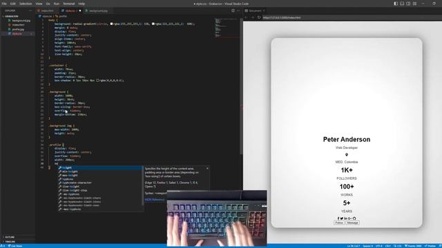 ASRM Programming - Profile Card UI Design - No Talking смотреть онлайн