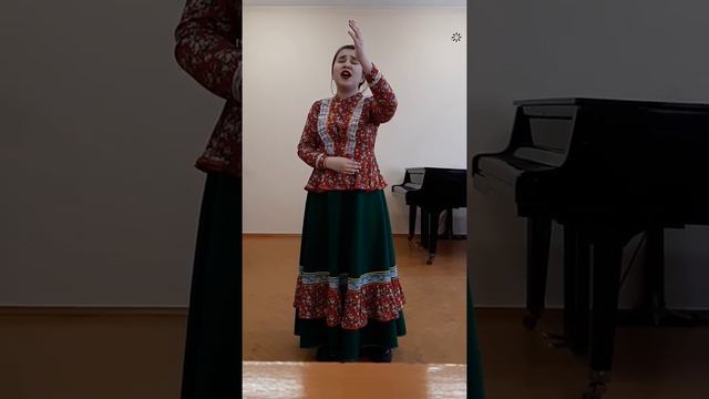 "Ой, там у саду" исполняет Кристина Ерышева смотреть онлайн