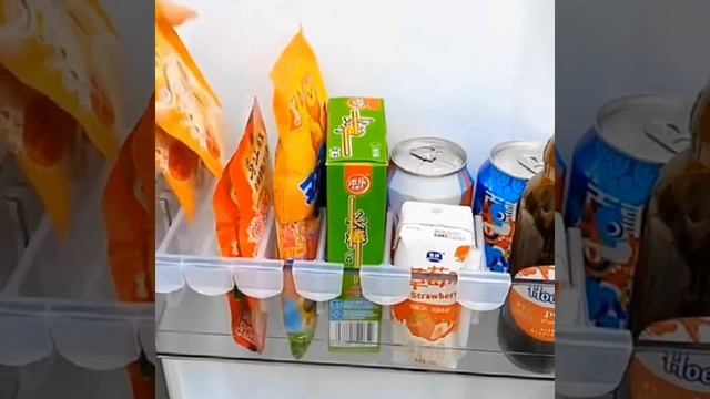 Гаджет для кухни Компактные разделители для полок в холодильник #shorts смотреть онлайн