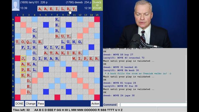 Watch a Scrabble Grandmaster Dominate the Game смотреть онлайн