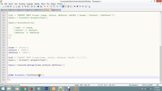 49 PHP Tutorial in Filipino Part 48 PDO Last Insert ID смотреть онлайн