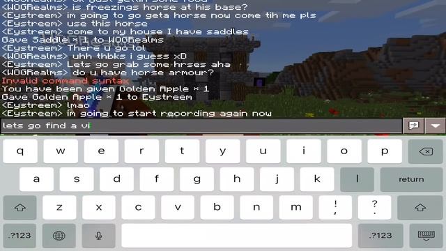 NEW HORSE + WE FOUND A VILLAGE! Ep.11 Minecraft PE Realms Survival Let's Play! (KingdomSMP) смотреть онлайн