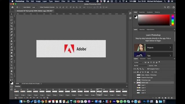 #29 Animated GIF | Intro to Photoshop Course смотреть онлайн