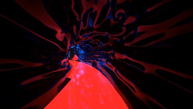 FUTURISTIC TUNNEL EXPLOSIVE DEEP RED BLUE LOOP COLORS BACKGROUND WALLPAPER | 4K RELAXING SCREENSAVE