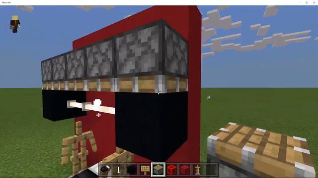 How to build a bench press in minecraft! смотреть онлайн